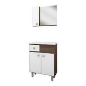 Conjunto Balcao 600 Essenza Tinto Branco C/PÈ Gaam
