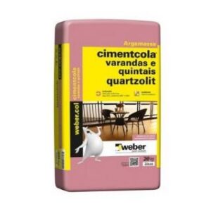 Argamassa ACII Externa Cinza 20Kg Quartzolit