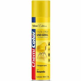 Tinta Spray Amarelo 400ml Chemi Color