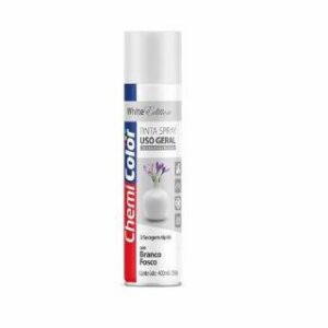 Tinta Spray Branco Fosco 400ml Chemi Color