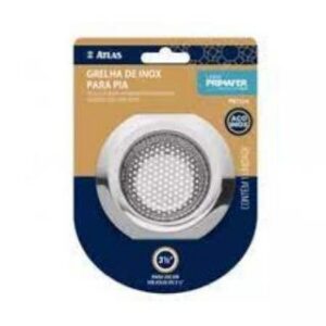 Grelha de Inox para Pia Premium 9cm Atlas