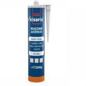 Kisafix Silicone Acetico Incolor - 260g