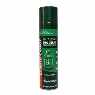 Tinta Spray Uso Geral Verde Escuro Chemi Color
