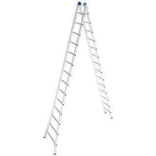 Escada Extensiva 2X09 Degraus Aluminio MOR (Estendida 4,50m)