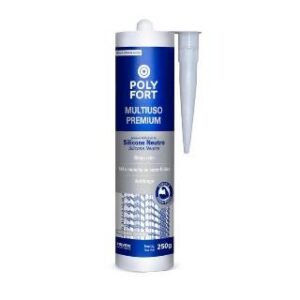 Silicone Neutro Incolor 250gr Polystic Pulvitec