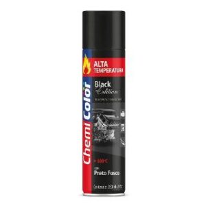 Tinta Spray Alta Temperatura Preto Fosco 350ml Che