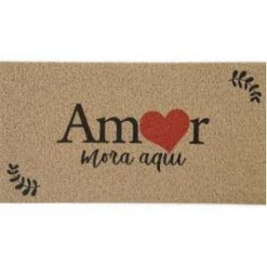 Tapete Vinil Amor Mora Aqui 40cm X 75cm Kapazi