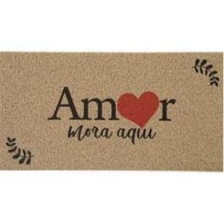 Tapete Vinil Amor Mora Aqui 40cm X 75cm Kapazi