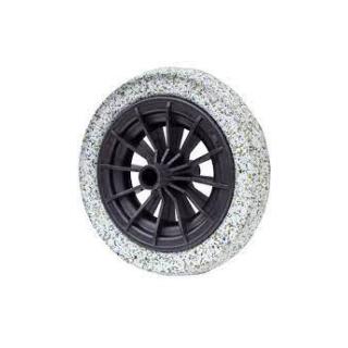Roda Aro Plástico 8 Pneu Maciço Borracha Expand