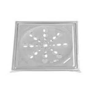Grelha Inox Quadrada 150mm com Caixilho Padova