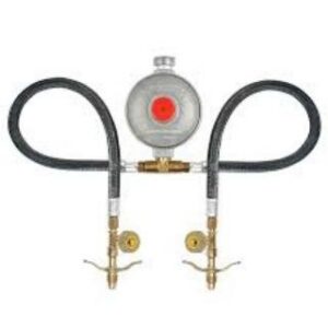 Conjunto 2XP13 Regulador 5KG/H Saida 1/2 p/ uso de Botijao reserva Jackwal