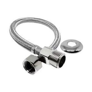 Engate Flexivel Trançado Inox 60cm Flvx Hidro