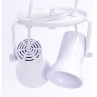 Luminaria Spot para 2 Lampadas Branca Sika Light