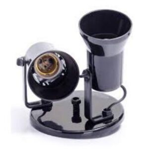 Luminaria Spot para 2 Lampadas Preta Sika Light