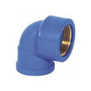 Joelho Azul 25mm x 1/2 Bucha Latao Krona