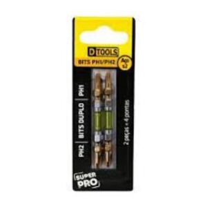 Ponteira Bits PH2 Dupla ''2PCS' 65MM Super Pro