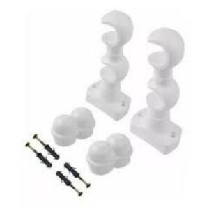 Suporte Varao 19mm Branco Kit Kala