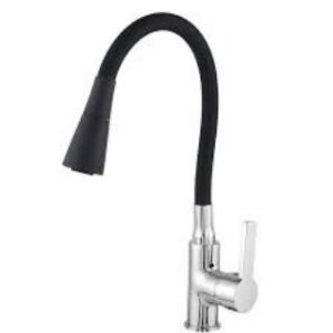 Misturador Monocomando Cozinha Mesa B Alta Flexivel Color Duo Black 1/2 DN15 Leão