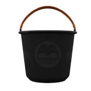 Balde Reforçado Plastico 12lt Metasul Preto