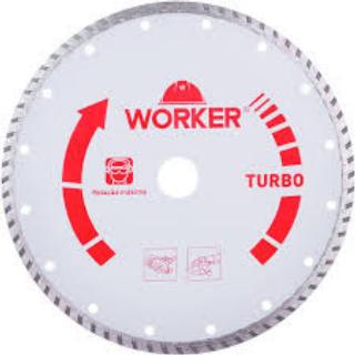 Disco Diamantado Turbo 230 X 25,4mm Worker