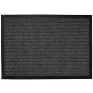 Tapete Duo 70cm X 100cm Preto com Borda Kapazi