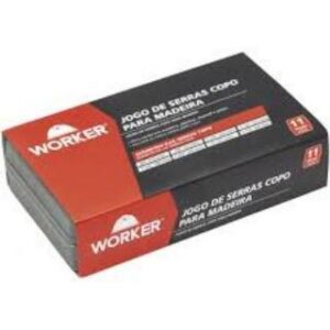 Jogo Serra Copo 11 pcs Worker