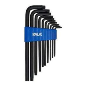 Jogo de Chave Torx Longa 10Pcs T9 a T50 - KALA