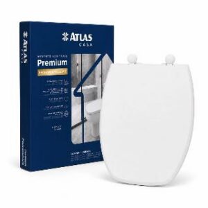 Assento Sanitario PP F. Suave Thema Branco Atlas