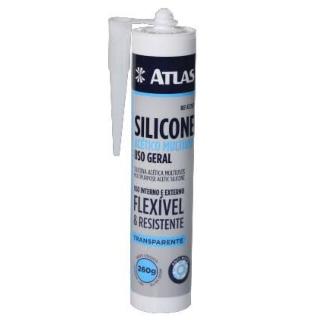 Silicone Transparente Multiuso 260G Atlas