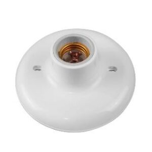 Plafonier Porcelana E27 100w Ilumi Branco