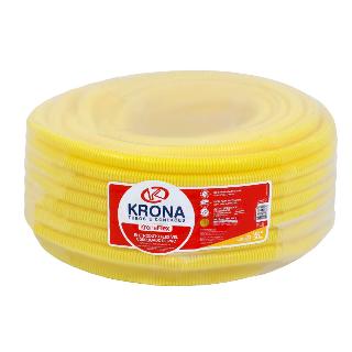 Eletroduto Corrugado 20mm 1/2 Amarelo 25 METROS Krona