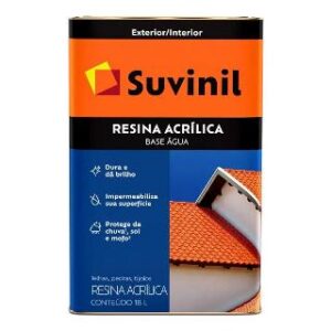 Suvinil Resina Acrilica Base Agua Incolor 18 L