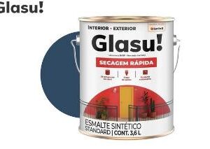 Glasu Esmalte Azul Del Rey Brilhante 3,6 Lts