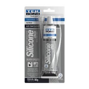 Silicone Acetico Alta Temperatura Cinza 50G