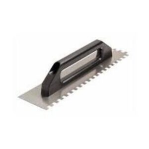 Desempenadeira de Aço Dentada 12 x 48cm com Cabo F