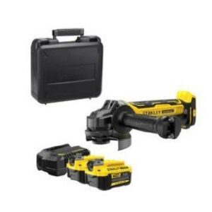Esmerilhadeira Stanley + 2 Baterias 4 Ah + Carregador + Maleta