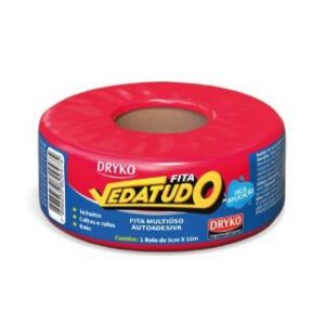 FITA ASFALTICA ALUMINIZADA 5CM X 10MT X 0,60MM DRYKO