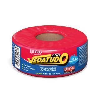 FITA ASFALTICA ALUMINIZADA 5CM X 10MT X 0,60MM DRYKO