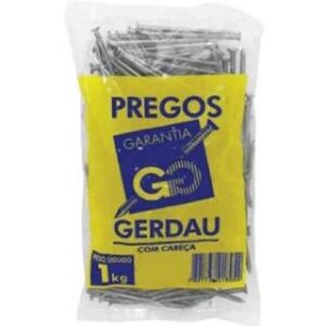 Prego 13 x 15 Com Cabeça Gerdau 1Kg