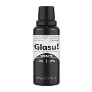 Corante Liquido Preto 50 Ml Glasu