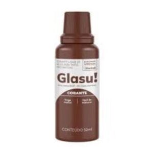 Corante Liquido Castanho 50 Ml Glasu
