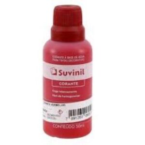 Corante Liquido Vermelho 50 Ml Suvinil